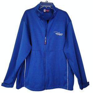 Amazon Employee Customer Service Jacket  Mens 3X Blue Cape Town Full Zip